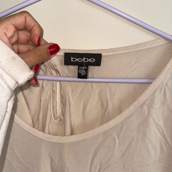 🧚♂️3/25🧚♂️ BEBE OPEN SHOULDER SHIRT - Picture 3 of 3